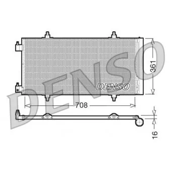 DENSO DCN07011 - Condenseur, climatisation