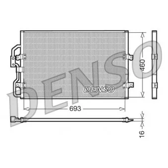DENSO DCN07040 - Condenseur, climatisation