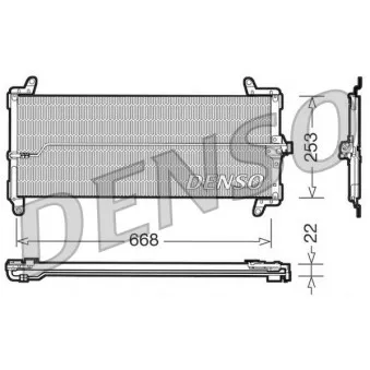 DENSO DCN09001 - Condenseur, climatisation