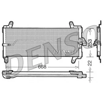 DENSO DCN09002 - Condenseur, climatisation