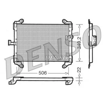 DENSO DCN09050 - Condenseur, climatisation
