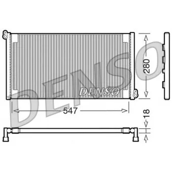 DENSO DCN09081 - Condenseur, climatisation