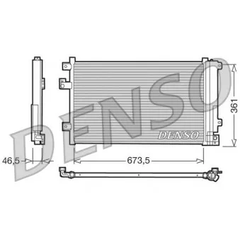 DENSO DCN09084 - Condenseur, climatisation