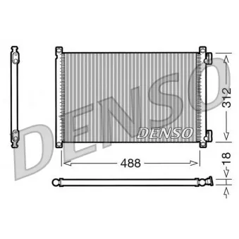 DENSO DCN09103 - Condenseur, climatisation