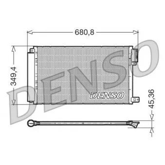 Condenseur, climatisation NRF 350332