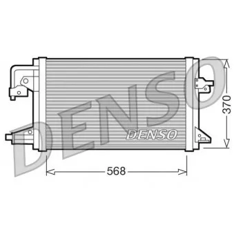 Condenseur, climatisation DENSO DCN10001