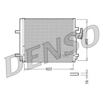 Condenseur, climatisation DENSO DCN10016
