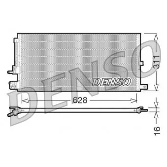 Condenseur, climatisation DENSO DCN11007