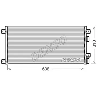 DENSO DCN12006 - Condenseur, climatisation