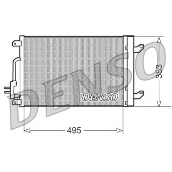 Condenseur, climatisation DENSO DCN13015