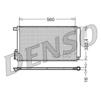 DENSO DCN13109 - Condenseur, climatisation