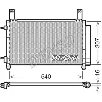 DENSO DCN15004 - Condenseur, climatisation