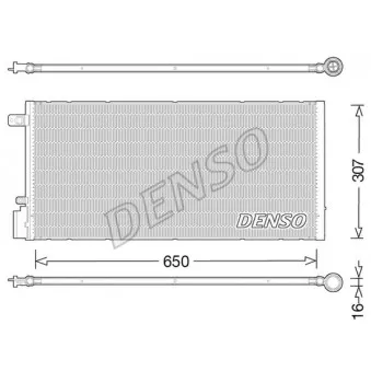 DENSO DCN15005 - Condenseur, climatisation