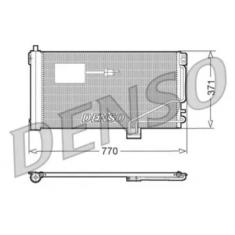 Condenseur, climatisation DENSO DCN17015 pour MERCEDES-BENZ CLASSE C C 220 CDI - 143cv