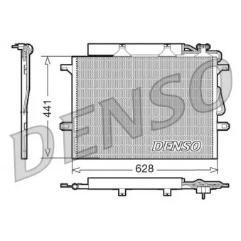 Condenseur, climatisation DENSO DCN17018 pour MERCEDES-BENZ CLASSE E E 220 CDI - 170cv