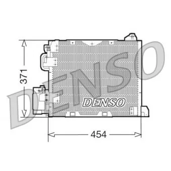 Condenseur, climatisation DENSO DCN20006 pour OPEL ASTRA 1.7 TD - 68cv