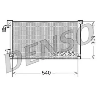 Condenseur, climatisation DENSO DCN21004