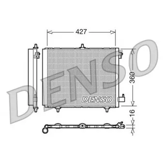 DENSO DCN21009 - Condenseur, climatisation