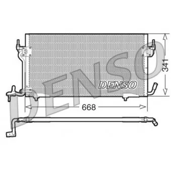 Condenseur, climatisation DENSO DCN21011 pour CITROEN XSARA 1.5 D - 57cv