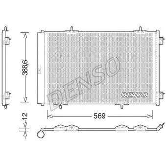DENSO DCN21030 - Condenseur, climatisation