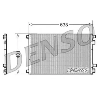 DENSO DCN23012 - Condenseur, climatisation