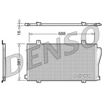 DENSO DCN23017 - Condenseur, climatisation