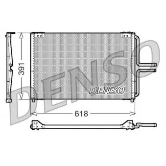 Condenseur, climatisation DENSO DCN23020 pour RENAULT LAGUNA 1.8 (B56S/T/0) - 90cv