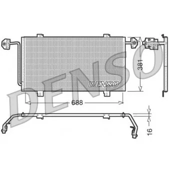 Condenseur, climatisation DENSO OEM 4500909