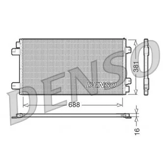 DENSO DCN23024 - Condenseur, climatisation