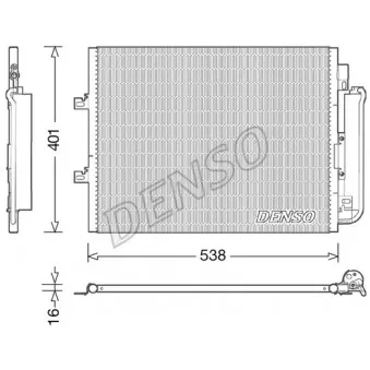 DENSO DCN23026 - Condenseur, climatisation