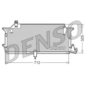 Condenseur, climatisation DENSO DCN32005 pour VOLKSWAGEN PASSAT 2.0 - 115cv