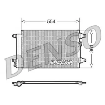 Condenseur, climatisation DENSO OEM V15-62-1011