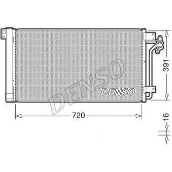 DENSO DCN32020 - Condenseur, climatisation