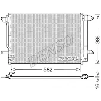 DENSO DCN32027 - Condenseur, climatisation