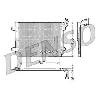 DENSO DCN32062 - Condenseur, climatisation