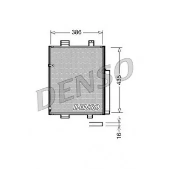 DENSO DCN35001 - Condenseur, climatisation