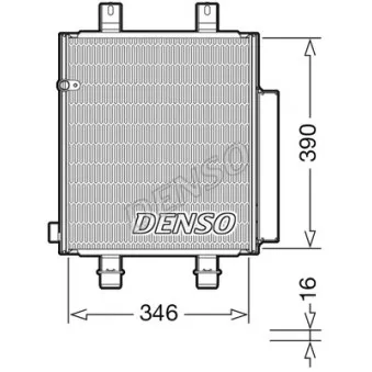 DENSO DCN35004 - Condenseur, climatisation