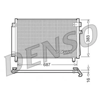 DENSO DCN36002 - Condenseur, climatisation