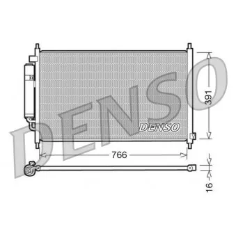 Condenseur, climatisation DENSO DCN40005