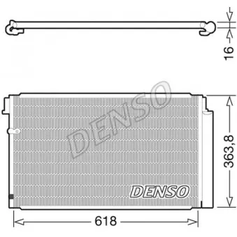 DENSO DCN40011 - Condenseur, climatisation