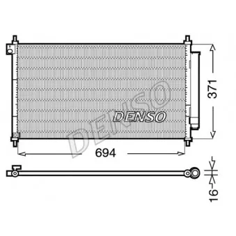 DENSO DCN40012 - Condenseur, climatisation