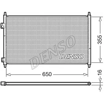 DENSO DCN40018 - Condenseur, climatisation