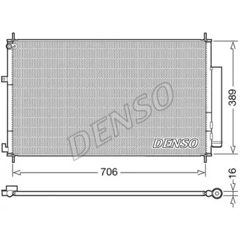 DENSO DCN40024 - Condenseur, climatisation