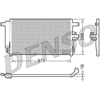DENSO DCN41001 - Condenseur, climatisation