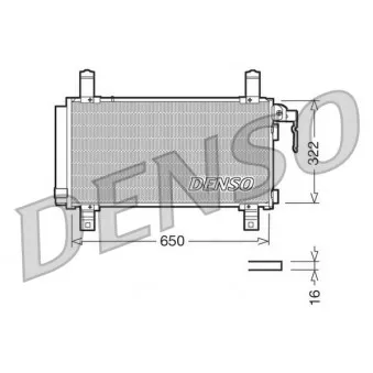 Condenseur, climatisation DENSO DCN44006