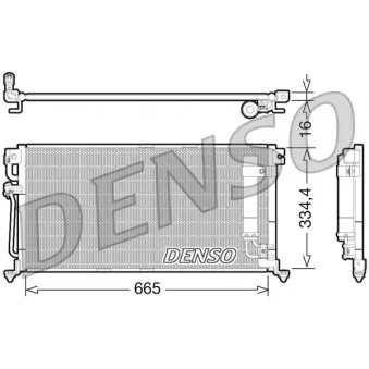 DENSO DCN45003 - Condenseur, climatisation