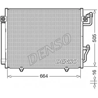 DENSO DCN45005 - Condenseur, climatisation