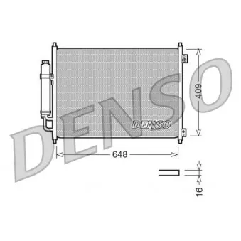 Condenseur, climatisation DENSO DCN46001