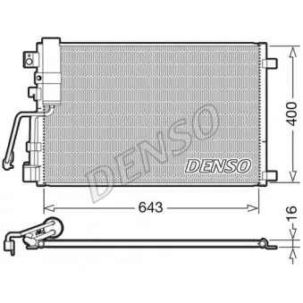 DENSO DCN46008 - Condenseur, climatisation