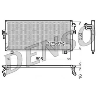 DENSO DCN46010 - Condenseur, climatisation